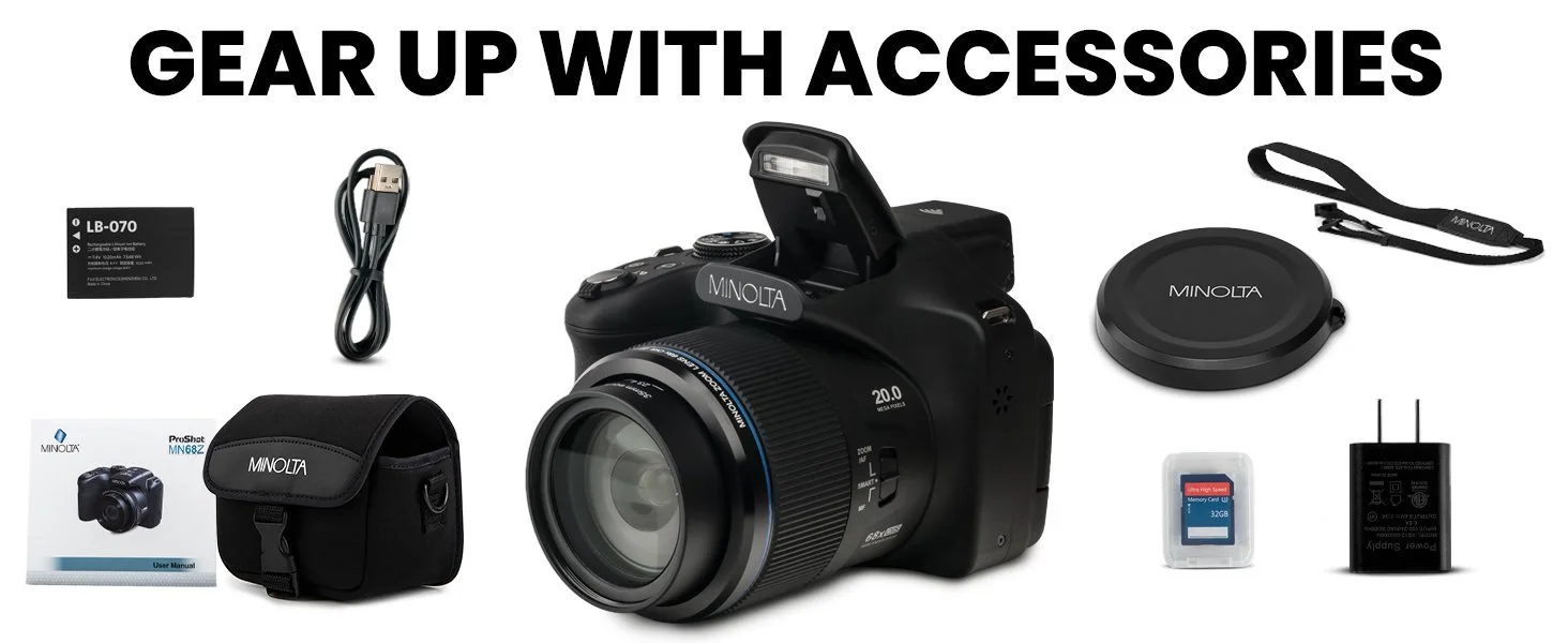 DiMAGE MN68Z 20MP / 4K Ultra HD / 68x Optical Zoom Bridge Camera